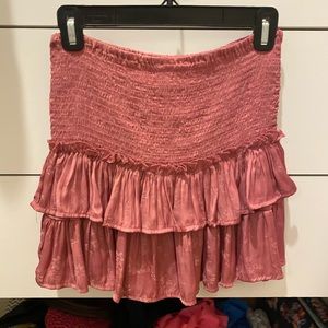 skylar+madison ruffle smocked skirt